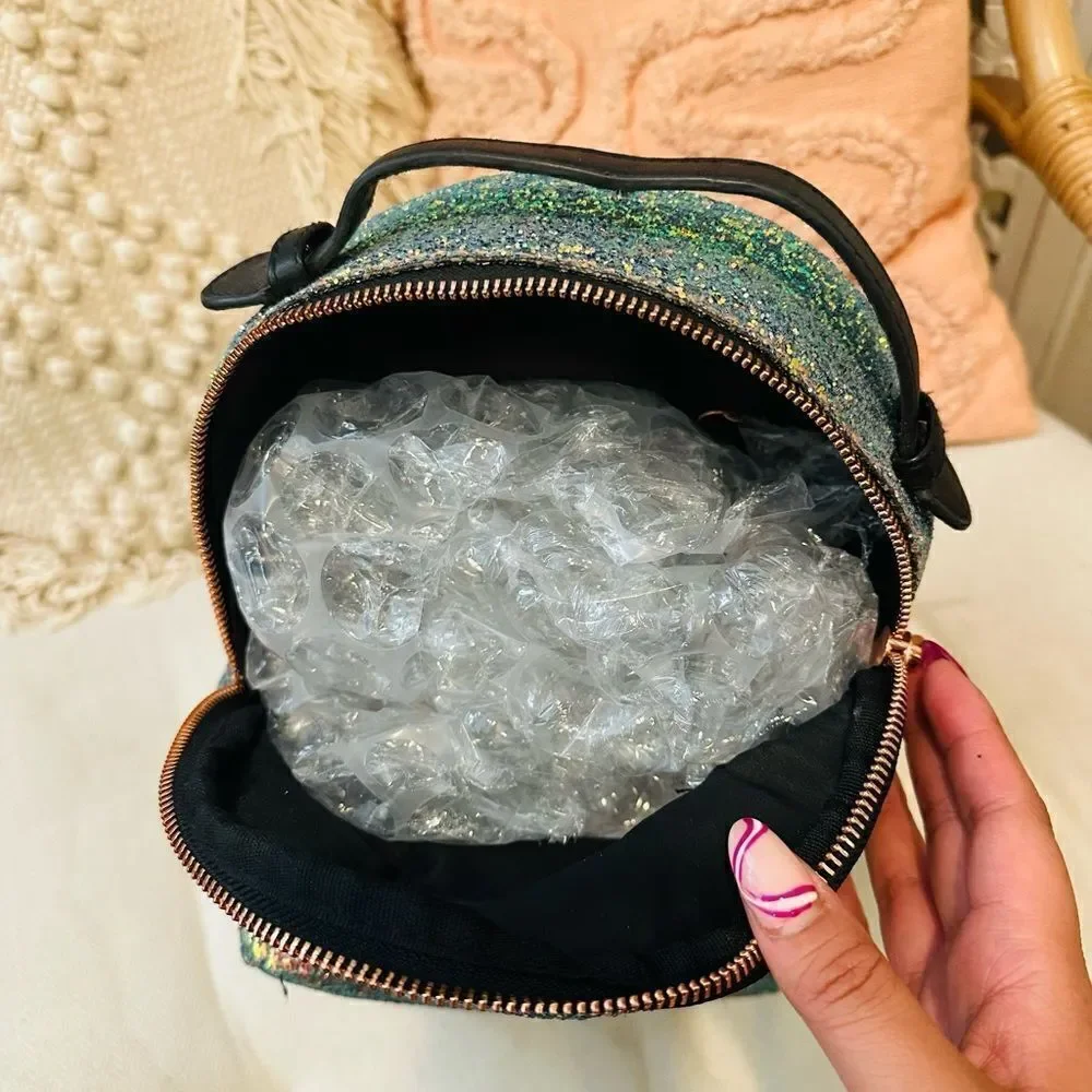 EUC Madden Girl Vegan Glitter Small Backpack